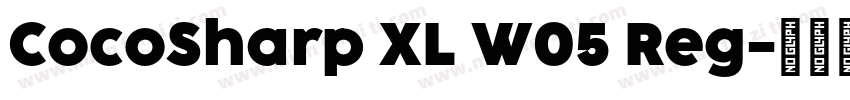CocoSharp XL W05 Reg字体转换